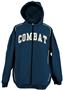 Combat Full  Zip Cotton/Poly Sweatshirt Jacket