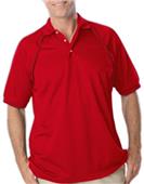 Blue Generation SS Piped Trim Wicking Polo Shirts Blue Generation SS Piped Trim Wicking Polo Shirts