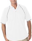 Blue Generation SS Piped Trim Wicking Polo Shirts Blue Generation SS Piped Trim Wicking Polo Shirts