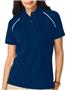 Blue Generation SS Piped Trim Wicking Polo Shirts