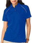 Blue Generation SS Piped Trim Wicking Polo Shirts Blue Generation SS Piped Trim Wicking Polo Shirts