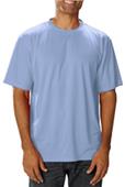 Blue Generation Men's SS Wicking Crew Neck T-Shirt