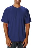 Blue Generation Men's SS Wicking Crew Neck T-Shirt