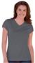 Blue Generation Ladies SS Wicking V-Neck T-Shirts