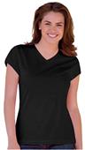 Blue Generation Ladies SS Wicking V-Neck T-Shirts