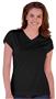 Blue Generation Ladies SS Wicking V-Neck T-Shirts
