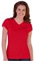 Blue Generation Ladies SS Wicking V-Neck T-Shirts