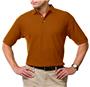 Blue Generation Men's SS Solid Wicking Polo Shirts