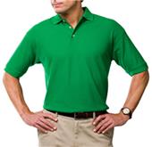 Blue Generation Men's SS Solid Wicking Polo Shirts Blue Generation Men's SS Solid Wicking Polo Shirts