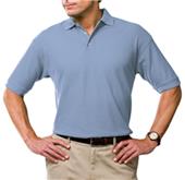 Blue Generation Men's SS Solid Wicking Polo Shirts Blue Generation Men's SS Solid Wicking Polo Shirts