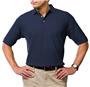 Blue Generation Men's SS Solid Wicking Polo Shirts