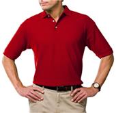 Blue Generation Men's SS Solid Wicking Polo Shirts Blue Generation Men's SS Solid Wicking Polo Shirts