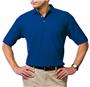 Blue Generation Men's SS Solid Wicking Polo Shirts