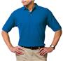 Blue Generation Men's SS Solid Wicking Polo Shirts