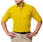 Blue Generation Men's SS Solid Wicking Polo Shirts