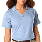 Blue Generation SS Y-Placket Stretch Polo Shirts