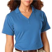Blue Generation SS Y-Placket Stretch Polo Shirts