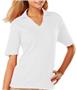 Blue Generation Ladies SS V-Neck Pima Polo Shirts