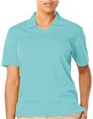 Blue Generation Ladies SS V-Neck Pique Polo Shirts Blue Generation Ladies SS V-Neck Pique Polo Shirts