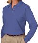 Blue Generation Ladies LS Pique Polo Shirts