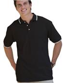 Blue Generation SS Collar/Cuff Pique Polo Shirts Blue Generation SS Collar/Cuff Pique Polo Shirts