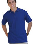 Blue Generation SS Collar/Cuff Pique Polo Shirts Blue Generation SS Collar/Cuff Pique Polo Shirts
