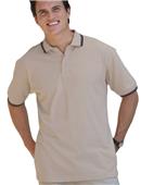 Blue Generation SS Collar/Cuff Pique Polo Shirts Blue Generation SS Collar/Cuff Pique Polo Shirts