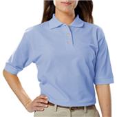 Blue Generation Ladies SS Teflon Pique Polo Shirt Blue Generation Ladies SS Teflon Pique Polo Shirt