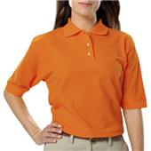 Blue Generation Ladies SS Teflon Pique Polo Shirt Blue Generation Ladies SS Teflon Pique Polo Shirt
