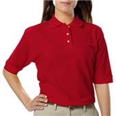 Blue Generation Ladies SS Teflon Pique Polo Shirt Blue Generation Ladies SS Teflon Pique Polo Shirt