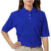 Blue Generation Ladies SS Teflon Pique Polo Shirt Blue Generation Ladies SS Teflon Pique Polo Shirt