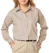 Blue Generation Ladies LS Easy Care Poplin Shirts Blue Generation Ladies LS Easy Care Poplin Shirts