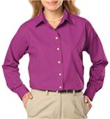 Blue Generation Ladies LS Easy Care Poplin Shirts Blue Generation Ladies LS Easy Care Poplin Shirts