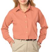 Blue Generation Ladies LS Easy Care Poplin Shirts Blue Generation Ladies LS Easy Care Poplin Shirts