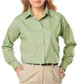 Blue Generation Ladies LS Easy Care Poplin Shirts Blue Generation Ladies LS Easy Care Poplin Shirts