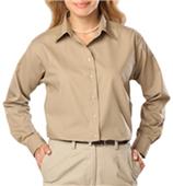 Blue Generation Ladies LS Easy Care Poplin Shirts Blue Generation Ladies LS Easy Care Poplin Shirts