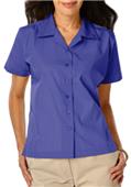 Blue Generation Ladies SS Poplin Camp Shirts Blue Generation Ladies SS Poplin Camp Shirts