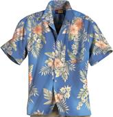 Blue Generation Adult Floral Print Camp Shirts Blue Generation Adult Floral Print Camp Shirts