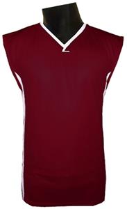 MAROON/WHITE