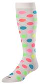 Twin City Krazisox Over the Calf Neon Dots Socks Twin City Krazisox Over the Calf Neon Dots Socks