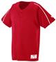 1-Button Polyester Placket Baseball Jersey