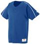 1-Button Polyester Placket Baseball Jersey