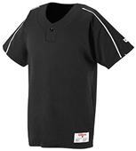 Wilson 1-Button Polyester Placket Baseball Jersey