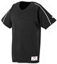 1-Button Polyester Placket Baseball Jersey