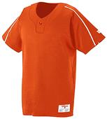 Wilson 1-Button Polyester Placket Baseball Jersey