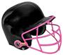 ALL-STAR Pink Batting Helmet w/Face Guard-NOCSAE