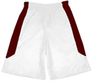 WHITE/MAROON