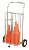 Champion Sports Steel Cone Storage Cart On Wheels