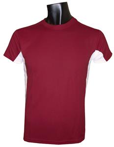 MAROON/WHITE