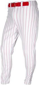 WHITE/SCARLET PINSTRIPE